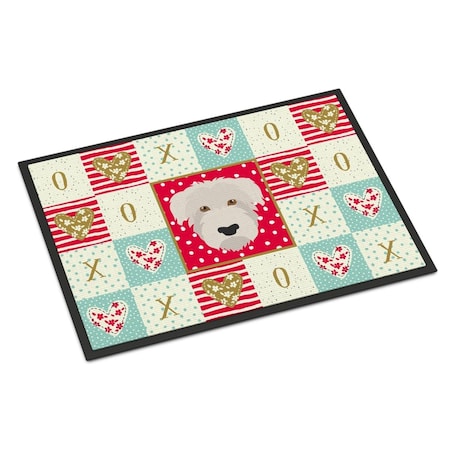 Carolines Treasures 24 x 36 in. Glen of Imaal Love Indoor or Outdoor Mat CK5202JMAT